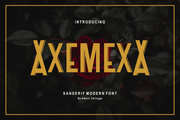 Axemexa: A Modern Sans Serif Font for Campaign Creativity