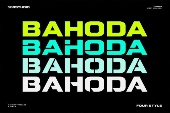 Bahoda: A Modern Sans Serif Font for Digital Campaigns