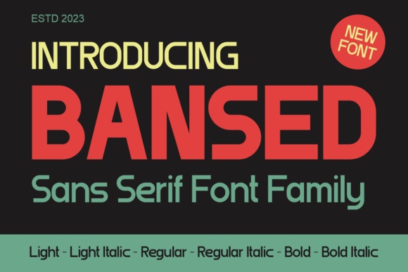 Bansed: A Modern Sans Serif Font for Web Design