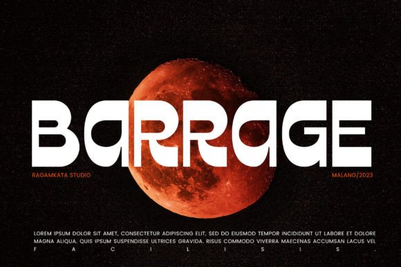 Barrage Font: A Modern Sans Serif for Bold Digital Branding
