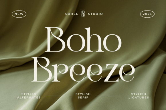 Boho Breeze: A Modern Serif Font for Polished Branding