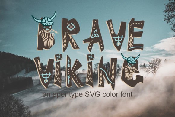 Brave Viking Font for Modern Editorial Design