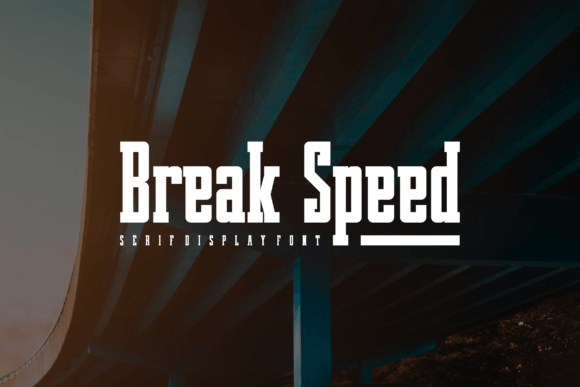 Breakspeed Font for Modern Editorial Design