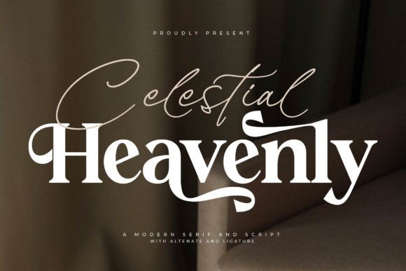 Celestial Heavenly: A Serif Font for Timeless Branding