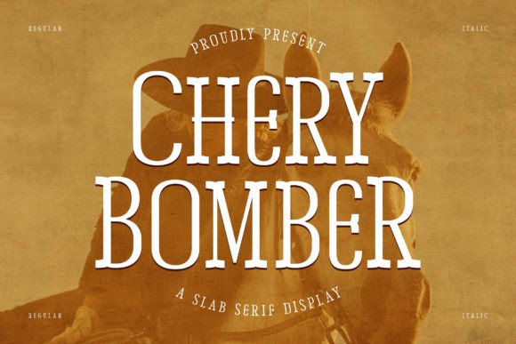 Chery Bomber Font for Handmade Creations