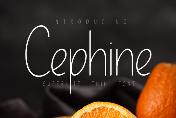 Discovering Cephine: A Modern Sans Serif for Branding Projects