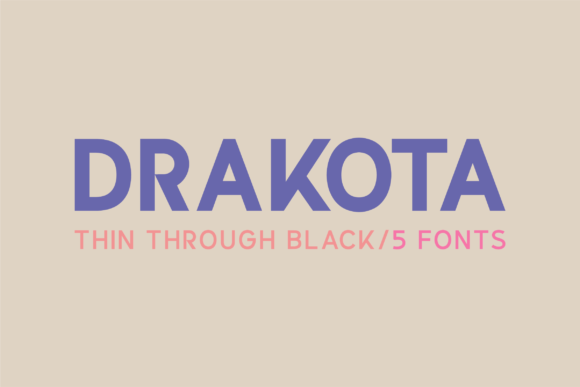 Drakota: A Modern Sans Serif Font for Web Design