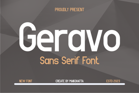 Geravo: A Modern Sans Serif Font for Web Design