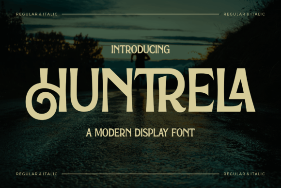 Huntrela: A Serif Font That Elevates Brand Identity