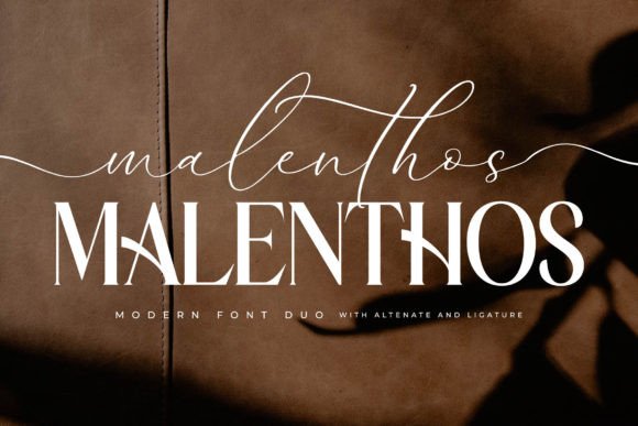 Malenthos: A Serif Font for Professional Branding