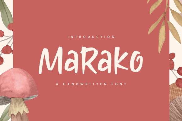 Marako: A Handwritten Font That Elevates Branding