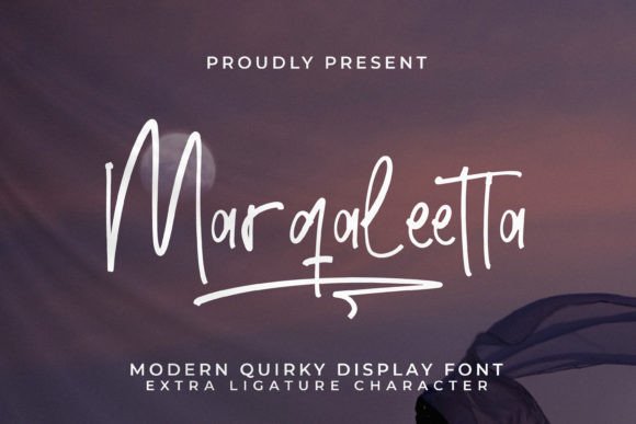 Marqaleetta: A Handwritten Font for Editorial Elegance