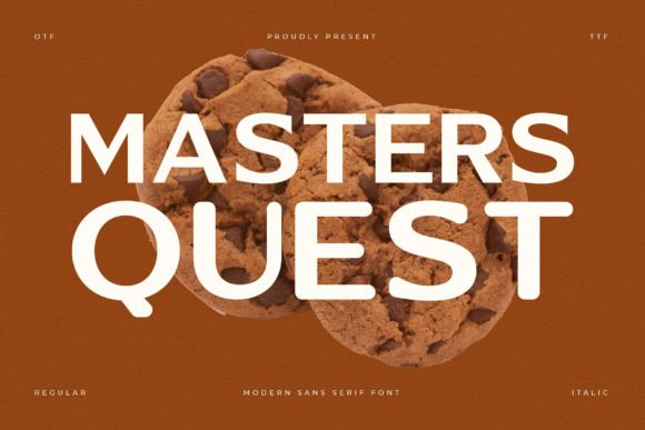 Masters Quest Font for Business Branding
