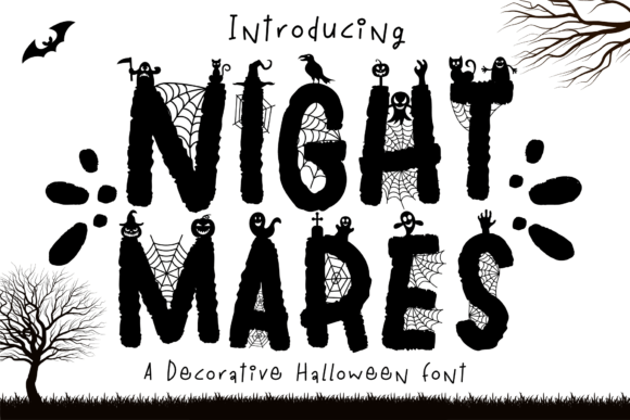 Night Mares Font for Editorial Design