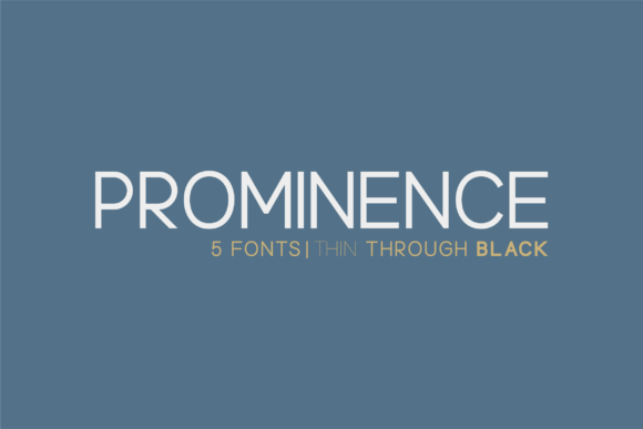 Prominence Font for Modern Branding and Digital Design