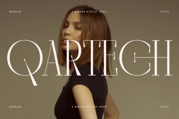 Qartech: A Modern Serif Font for Elegant Editorial Design
