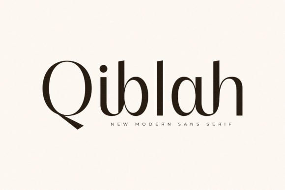 Qiblah: A Modern Font That Elevated My Brand’s Visual Identity