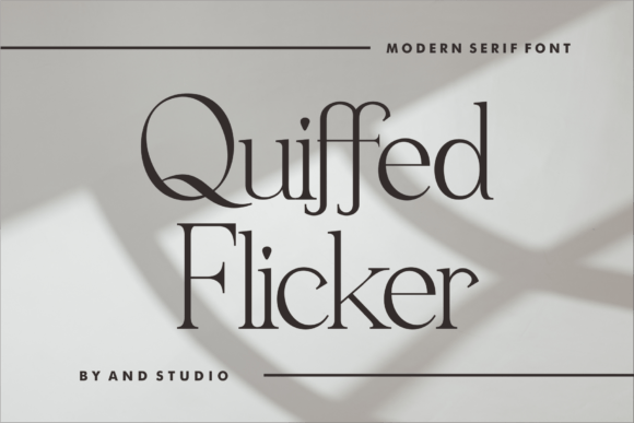 Quiffed Flicker: The Serif Font That Elevates Your Campaigns