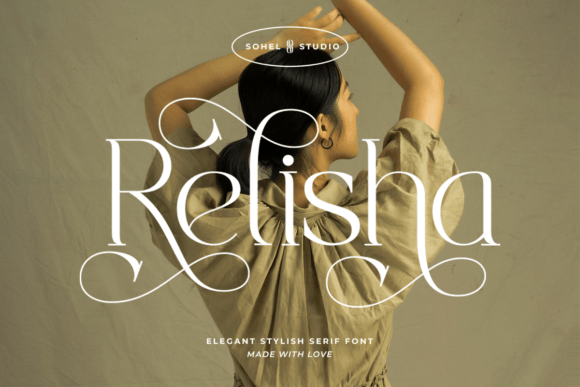Relisha Serif Font for Elegant Editorial Design
