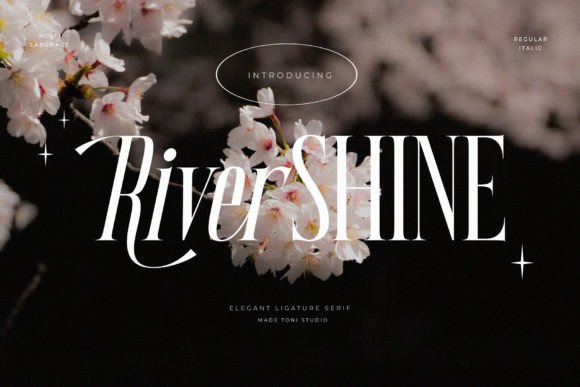 River Shine: A Sophisticated Serif Font for Branding