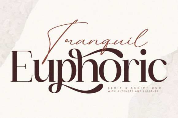 Tranquil Euphoric: A Font That Elevates Brand Identity