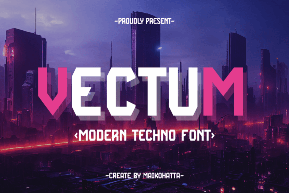 Vectum: A Futuristic Sans Serif Font for Modern Web Design