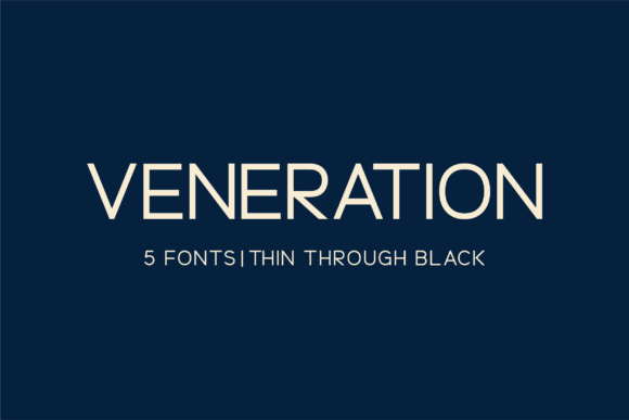 Veneration: A Modern Sans Serif Font for Branding Projects