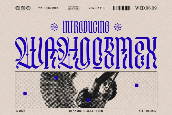 Wahoobomex: A Modern Blackletter Font for Web Design